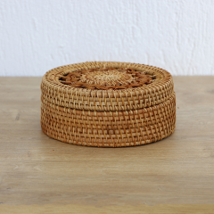 HUMAYUN 16X16X6,5 CM RATTAN SAKLAMA KUTUSU - 07