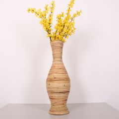 BENNUR DOĞAL RATTAN DEKORATİF VAZO 20X60 CM