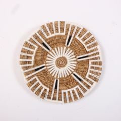 ASPENDOS 60x14 CM ÇAP- DOĞAL ABAKA DUVAR TABAĞI