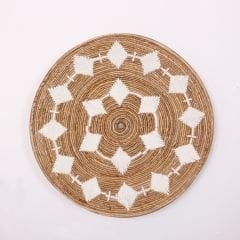 KAUNOS 75 X15 CM ÇAP- DOĞAL ABAKA DUVAR TABAĞI