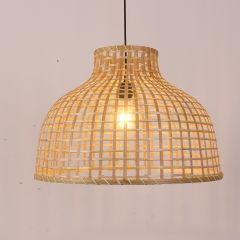 MERİDYEN 55X38CM DOĞAL BAMBU AVİZE