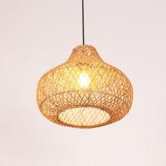 YASU DOĞAL RATTAN AVİZE 35X30 CM