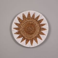 MİLET 40X9 CM ÇAP- DOĞAL ABAKA DUVAR TABAĞI