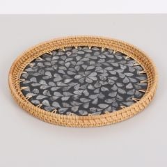 ANİTA 30X3 CM SEDEFLİ MOZAİK TEPSİ & DUVAR DEKORU