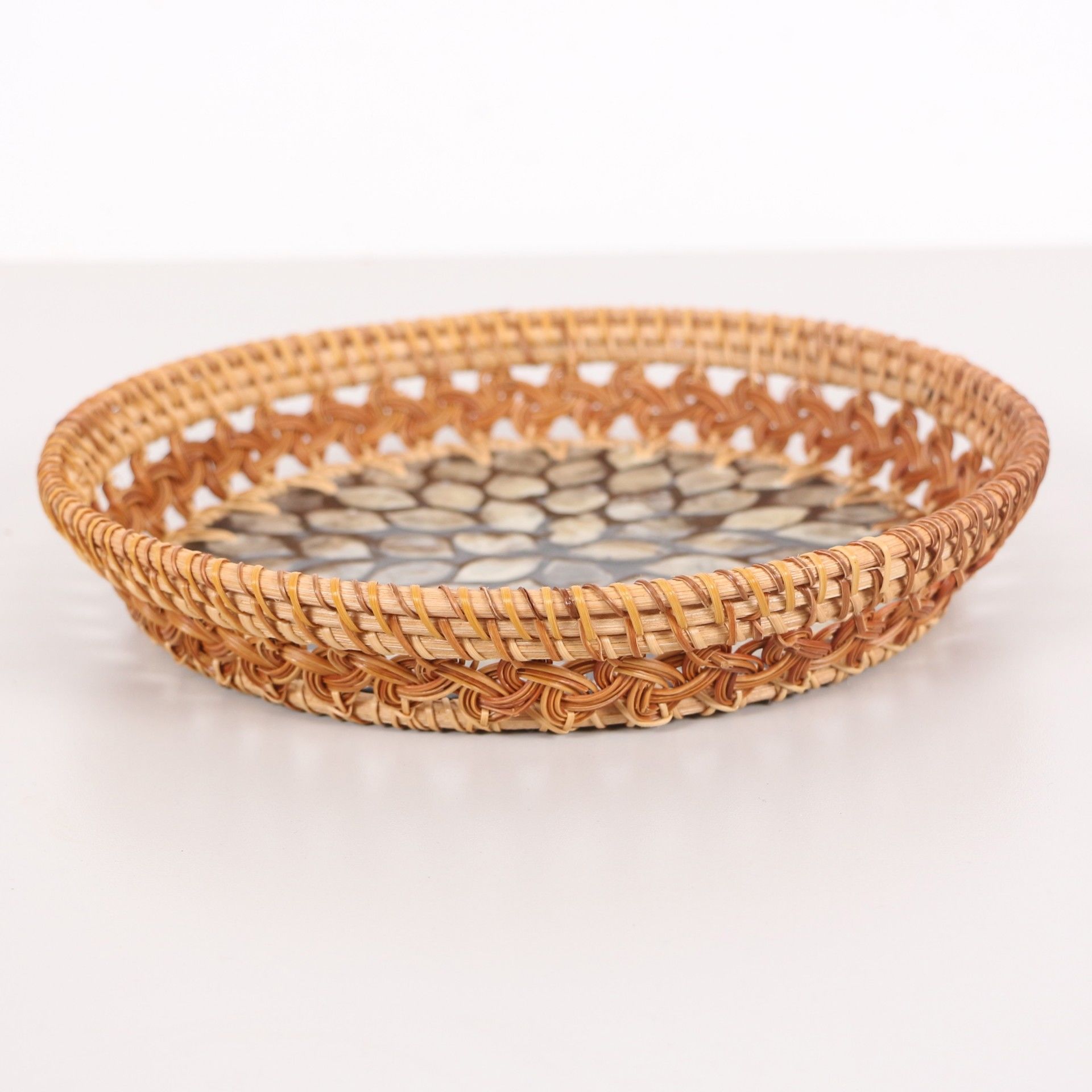 NAKIŞ RATTAN DEKORATİF TABAK VE DUVAR DEKORU 24X5 CM