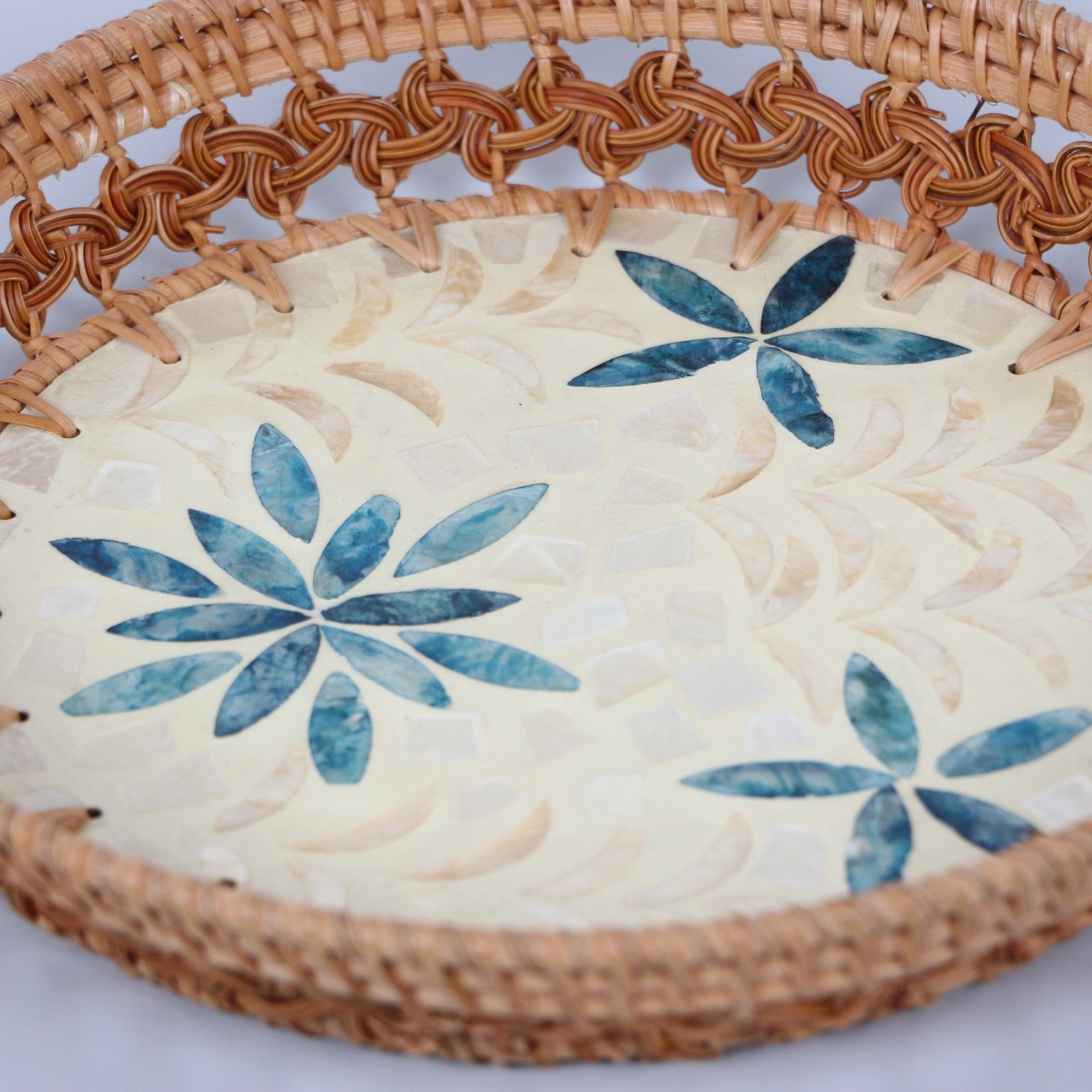 NAKIŞ RATTAN DEKORATİF TABAK VE DUVAR DEKORU 26X5 CM