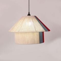 OZDEN 50X32 CM MAKROME İPLİ RENKLİ AVİZE