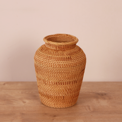 LAURA RATTAN MİNİ VAZO 16X20 CM