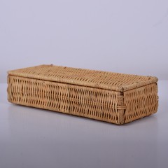 LAURA 26X5 CM. RATTAN KAPAKLI SAKLAMA KUTUSU & DEKORATİF OBJE