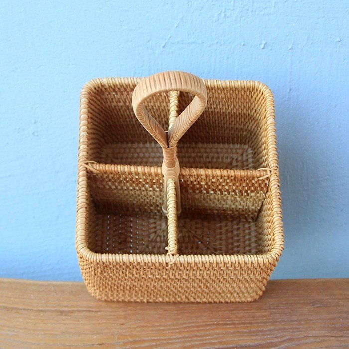 LAURA RATTAN KAŞIKLIK 18X18X13 CM