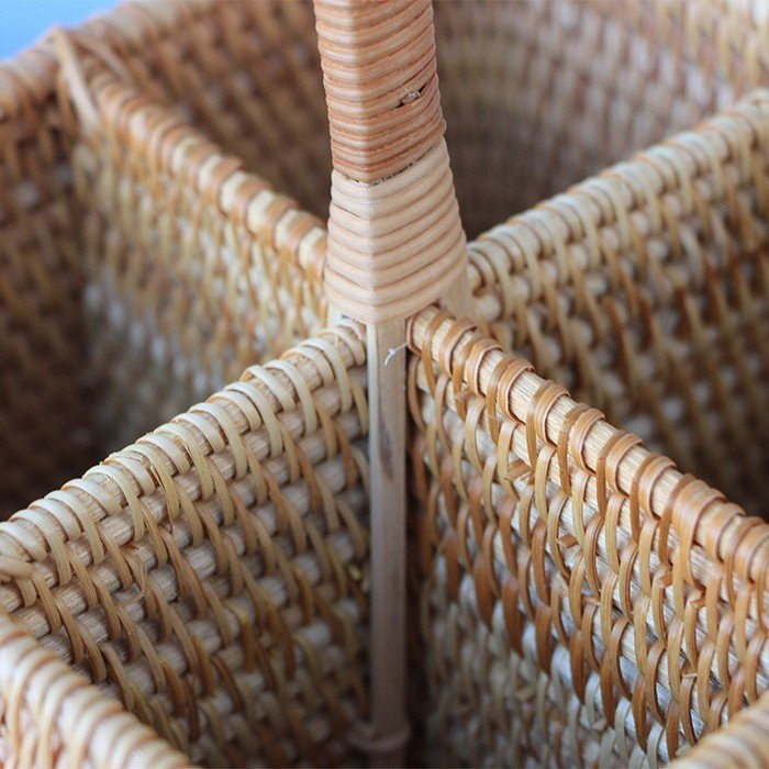 LAURA RATTAN KAŞIKLIK 18X18X13 CM