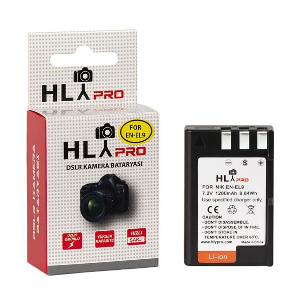 Hlypro Nikon D40 İçin EN-EL9 Batarya
