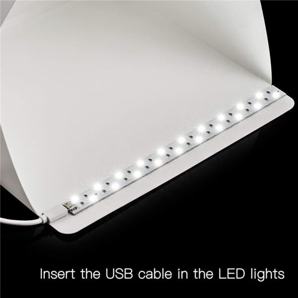 Ledli Ürün Çekim Çadırı 40X40 Katlanabilir