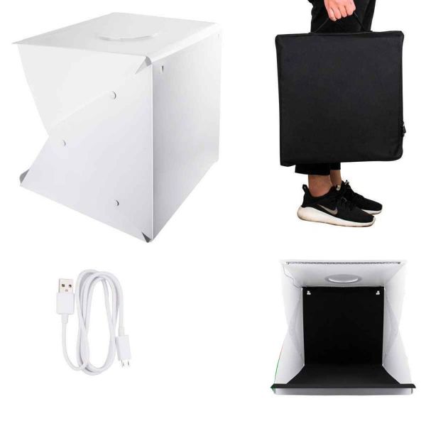 Ledli Ürün Çekim Çadırı 40X40 Katlanabilir