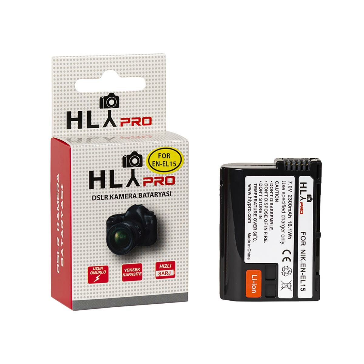Hlypro Nikon D810 İçin EN-EL15 Batarya