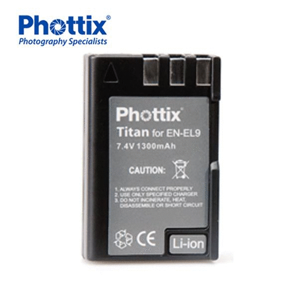 Phottix EN-EL9a Batarya