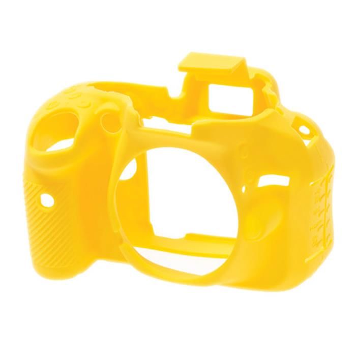 Nikon D5200 Fotoğraf Makinesi için Sarı Slikon Kılıf