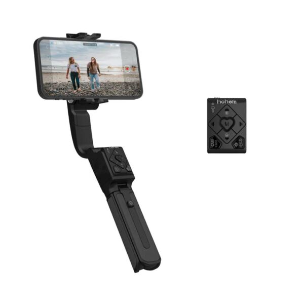 Hohem iSteady Q Siyah Cep Telefonları için Uzatılabilir Çubuklu Stabilizer Gimbal