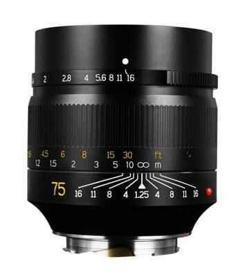 7Artisans 75mm F1.25 Full-Frame Leica (M-Mount)