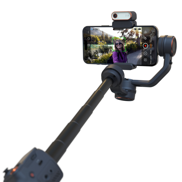 Hohem iSteady M7 Kit Çıkarılabilen Dokunmatik Ekranlı ve Uzatılabilir Gövdeli Yapay Zeka Takip Sensörlü 3 Eksenli Telefon Sabitleyici Gimbal