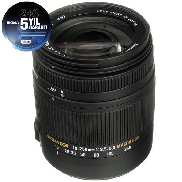 Sigma 18-250MM F/3.5-6.3 DC Macro OS HSM Lens ( CANON )