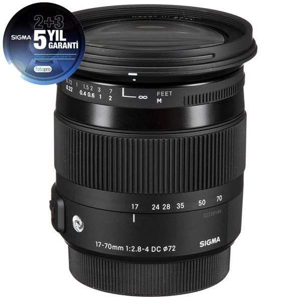 Sigma 17-70MM F/2.8-4 DC Macro OS HSM Lens ( Canon )