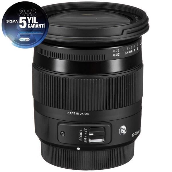 Sigma 17-70MM F/2.8-4 DC Macro OS HSM Lens ( Canon )