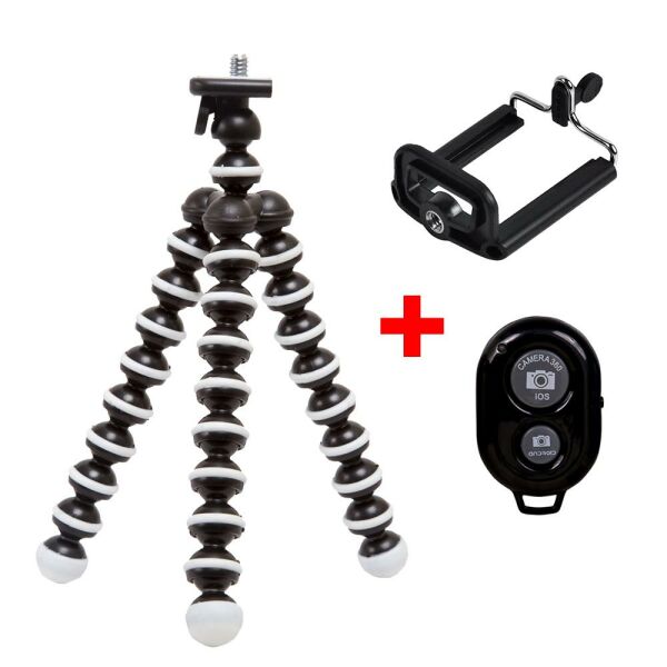 Akıllı Telefonlar için Masaüstü Tripod Seti