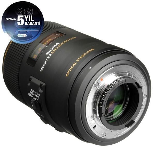 Sigma 105mm f/2.8 EX DG Macro OS Lens