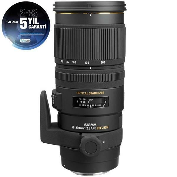 Sigma 70-200mm f/2.8 EX DG OS HSM Lens (Distribütör Garantili)