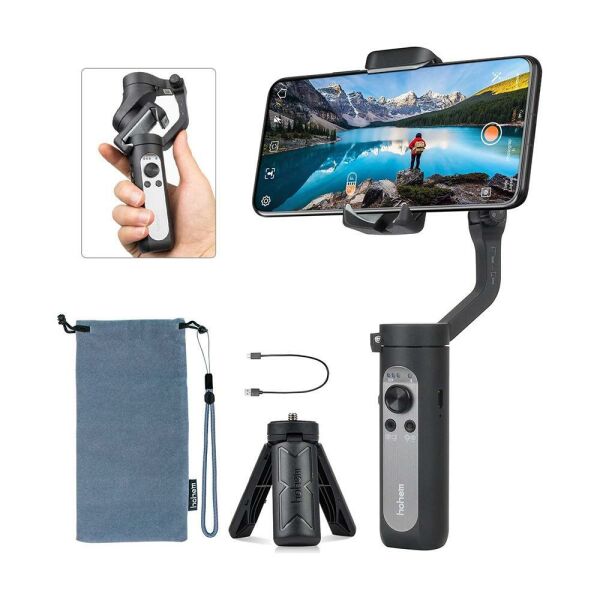 Hohem iSteady X 3 Axis Telefon Sabitleyici Gimbal (Dünya'nın En Hafif Telefon Gimbalı)