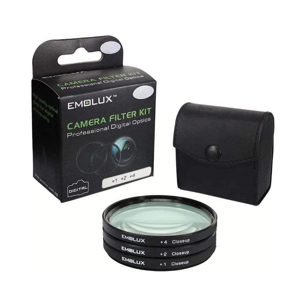 Emolux 52mm Close Up Kit +1,+2,+4 Set