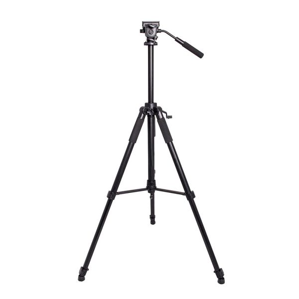 Canon Nikon Sony Fuji Fotoğraf Makinesi Hidrolik Kafa 170cm Video Tripod