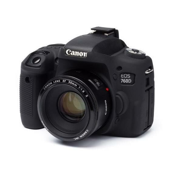 EasyCover Canon 760D Silikon Kılıf Siyah