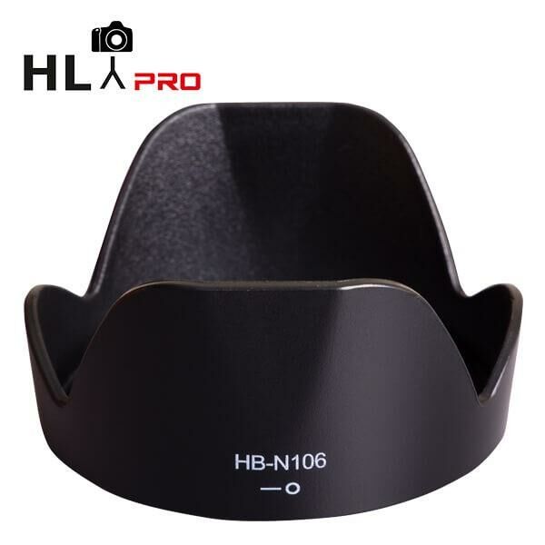 Hlypro Nikon AF-P DX 18-55mm için HB-N106 Parasoley