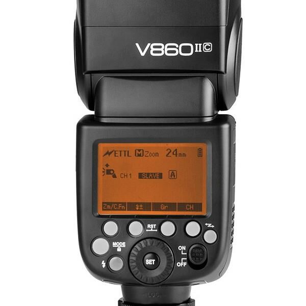 Godox V860 II C TTL Bataryalı Tepe Flaş