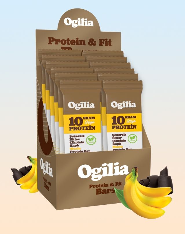Ogilia - Muzlu Yüksek Proteinli Bar 12'lİ