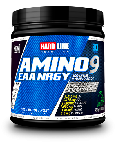 Hardline Amino9 EAA NRGY Yeşil Elma Limon 390 Gr