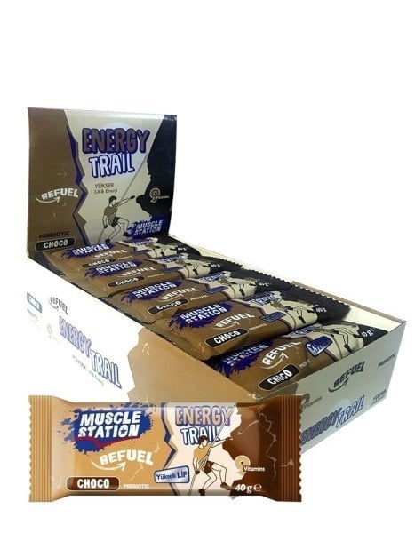 Musclestation Energy Trail Protein Bar 40gr - 24 Adet