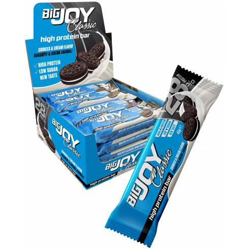 BigJoy Classic High Protein Bar 45 Gr 16 Adet cookies&cream