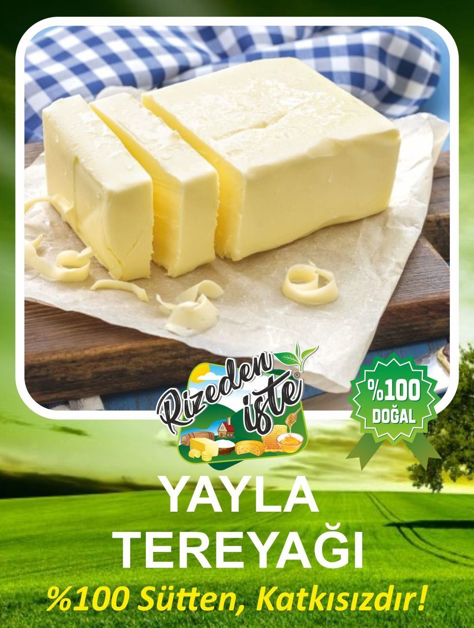 YAYLA TEREYAĞ 1 Kg.