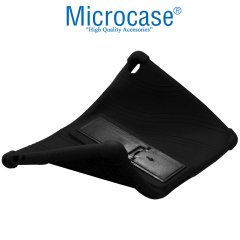 Microcase Lenovo Tab P10 10.1 Tablet TB-X705L TB-X705F Standlı Silikon Kılıf - SİYAH