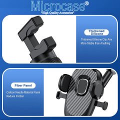 Microcase Araç İçi Dikiz Aynası Koltuk Arkası Mutfak Telefon Tutucu - AL3532