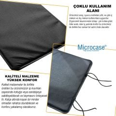 Microcase 3D Ortopedik Oto Araç Oyuncu Koltuk Minderi 2 Adet AL4337 Siyah