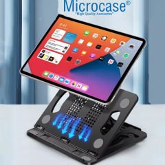 Microcase 10-12 inch Macbook Notebook Laptop için 360 Dönerli Kademeli Masaüstü Stand - AL3481