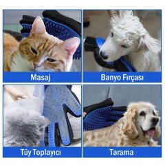 Microcase Kedi Köpek Tüy Toplama Temizeme Eldiveni - AL3105