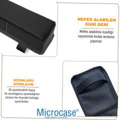 Microcase 3D Ortopedik Oto Araç Oyuncu Koltuk Kol Dayama Padi 1 Adet AL4338 Siyah