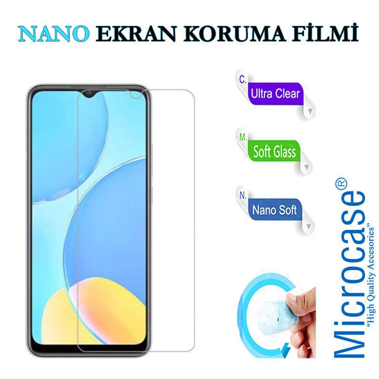 Microcase Samsung Galaxy M23 Nano Esnek Ekran Koruma Filmi