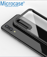 Huawei P20 Snapp Serisi Silikon Kılıf + Tempered Glass Cam Koruma