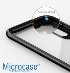 Huawei P20 Snapp Serisi Silikon Kılıf + Tempered Glass Cam Koruma